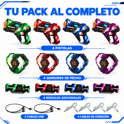 Laser tag con sensor 360°